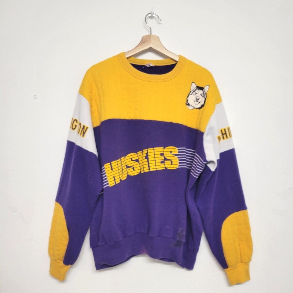 Vintage Huskies UOW Colorblock Sweatshirt
